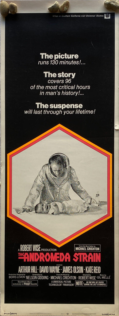 andromeda strain 1971 insert card